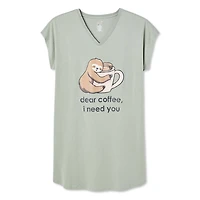 George Women's Plus V-Neckline Nightshirt