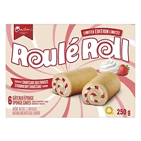 Roulé à saveur de shortcake aux fraises de Vachon Emb. de 6
