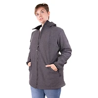 Swiss Tech Women's Plus Size Stretch Soft-Shell Jacket