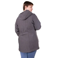 Swiss Tech Women's Plus Size Stretch Soft-Shell Jacket
