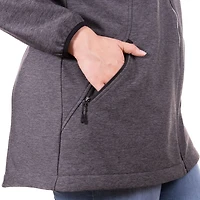 Swiss Tech Women's Plus Size Stretch Soft-Shell Jacket