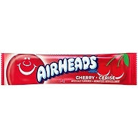 Airheads Singles, Cherry Candy, Individually Wrapped, 15.6g, Airheads Cherry Bar—chewy, bold, and fun!