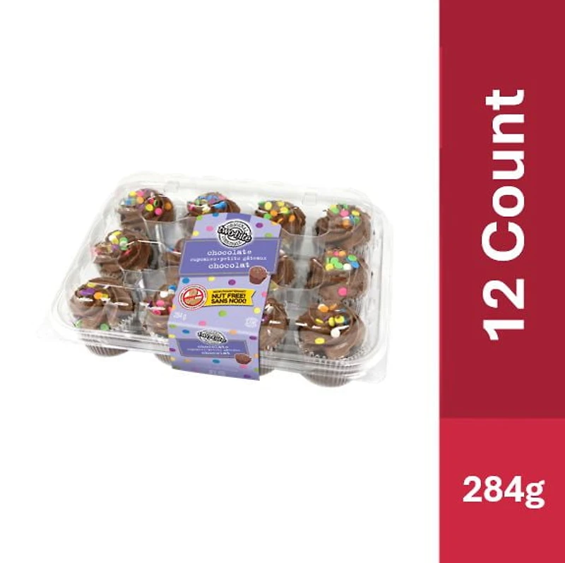 two-bite® Chocolate Cupcakes, 284 g, 12ct