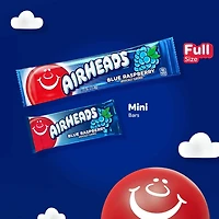 Barres Airheads, framboise bleue, emballées individuellement, 15.6g Airheads Framboise bleue—moelleuse et sympa!