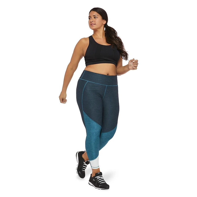 Legging avec blocs de couleur Athletic Works Plus pour femmes