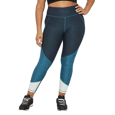 Legging avec blocs de couleur Athletic Works Plus pour femmes