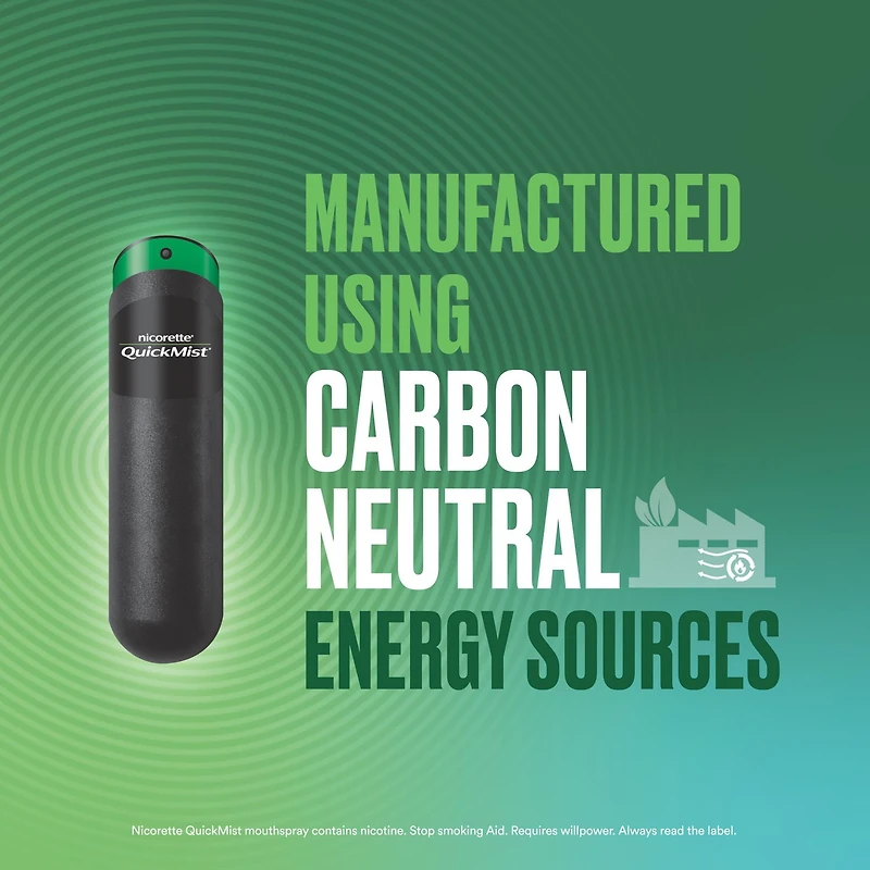 Nicorette VapoÉclair, 1 mg, Baie fraîche Aide antitabagique, 150 vaporisations x 2