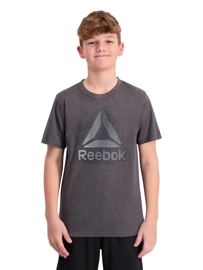 Reebok Boys Elastic Short Sleeve Graphic Tee