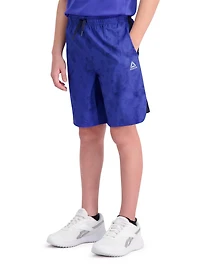 Reebok Boys Pace Breaker Training Shorts with Pockets, 7" Inseam, Sizes 4-18