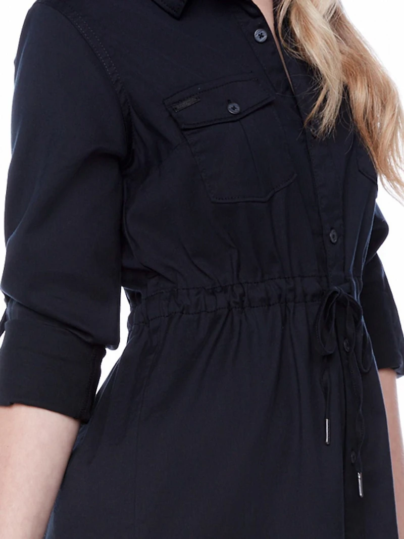 Jeaniologie ™ Robe à boutons - Noir