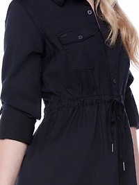 Jeaniologie ™ Robe à boutons - Noir