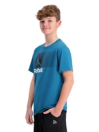 Reebok Boys Rush Short Sleeve Graphic Tee