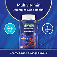 NATURE'S BOUNTY KIDS Multivitamin, Marvel Spider-Man, Only 1g Sugar Per Gummy, Supports Immune System, Eye Health, Bones, And Teeth, Source of Antioxidants, Gluten-free, Fruit Flavoured Gummies 150.0 count, 150 pc