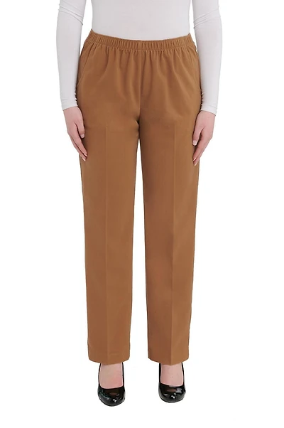 Alia Women's Pull On Straight Cord Pant