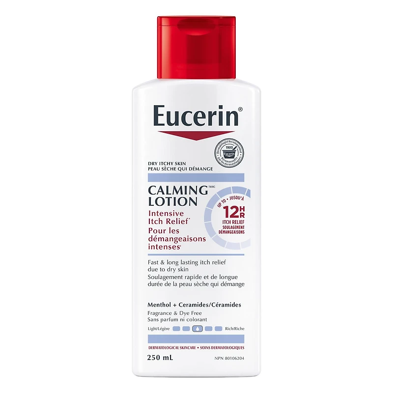 EUCERIN Calming Intensive Itch Relief Lotion for Itchy Dry Skin | Body, 250mL