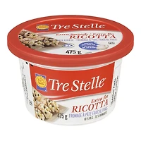 Tre Stelle Extra Smooth Ricotta Fresh Soft White Cheese, 475 g