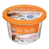 Fromage frais à pâte molle Bocconcini Mini Mini Tre Stelle 200 g