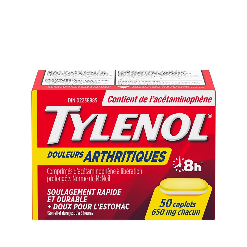 Tylenol Arthritis Pain Relief Acetaminophen 650mg Caplets, 50 Count