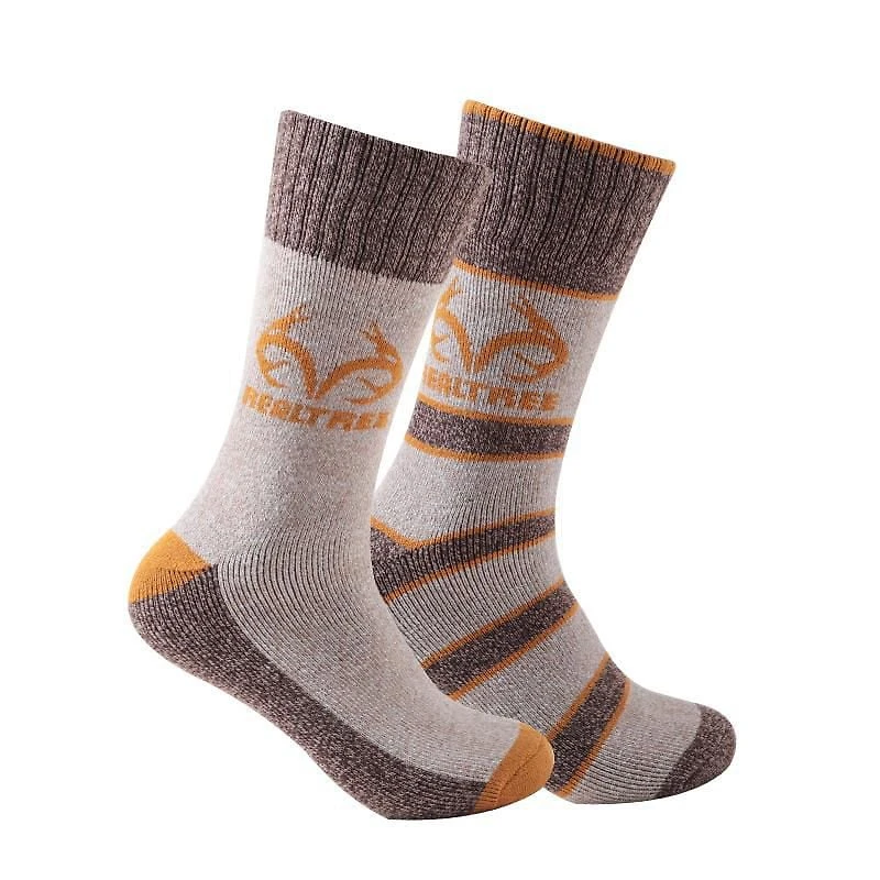 Realtree Men's Fall Crew Socks 2 Pack
