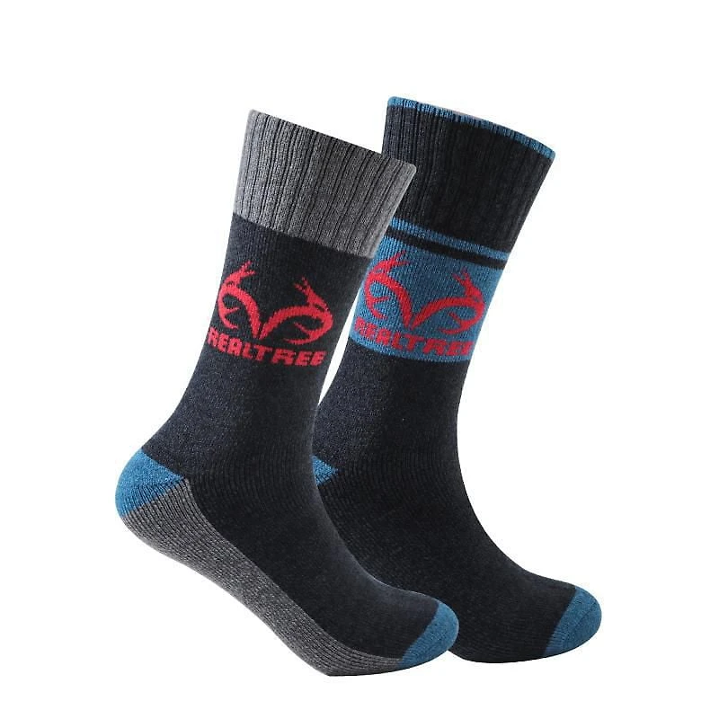 Realtree Men's Fall Crew Socks 2 Pack
