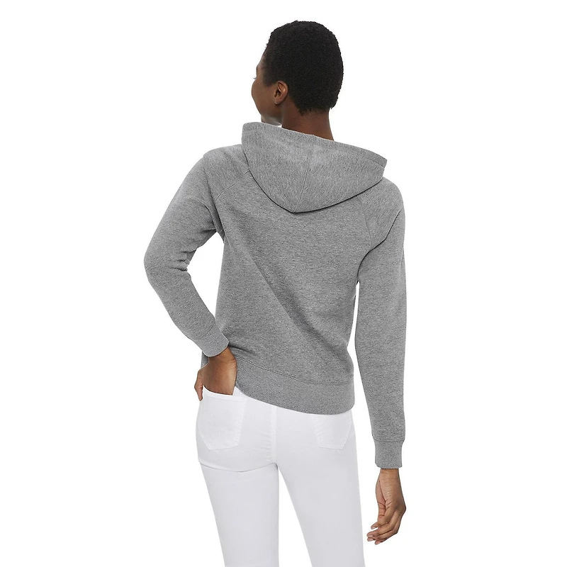 Haut à capuchon de base zippé George pour femmes