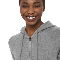 Haut à capuchon de base zippé George pour femmes