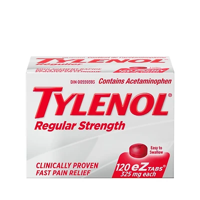 TYLENOL® Régulier, comprimés FaciliT de 325 mg, 120 comprimés 120  unités