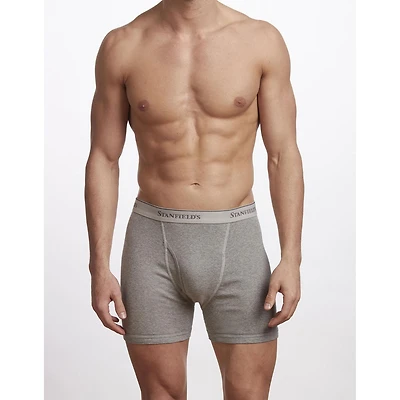 Stanfield's Premium 100% Coton Caleçons Boxeurs pour hommes - Emballages de 2