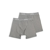 Stanfield's Premium 100% Coton Caleçons Boxeurs pour hommes - Emballages de 2