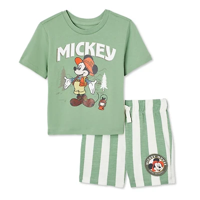 Disney Toddler Boys' Mickey Mouse Short 2-Piece Set