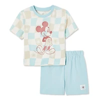 Disney Baby Boys' Mickey Mouse Short 2-Piece