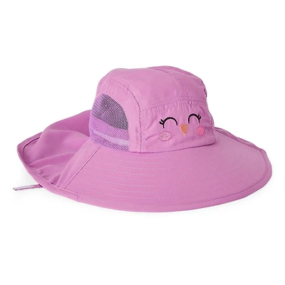 George Toddler Girls' Back Flap Swim Hat