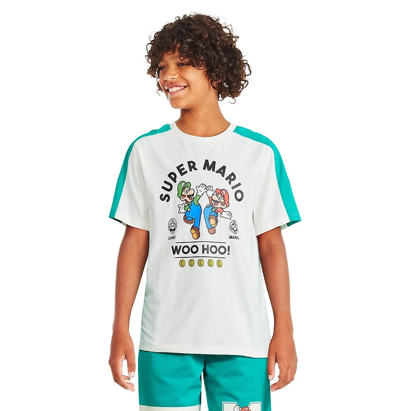 Super Mario Boys' Mario and Luigi Tee