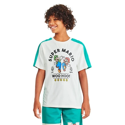 Super Mario Boys' Mario and Luigi Tee