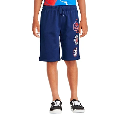 Marvel Boys' Spider-Man Fleece Short