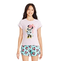 T-shirt côtelé Minnie Mouse Disney pour filles