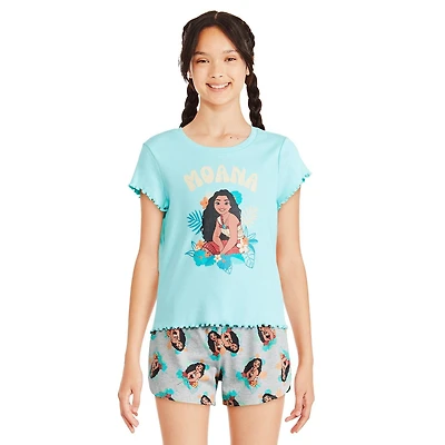 Disney Girls' Moana Rib Tee