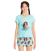 Disney Girls' Moana Rib Tee