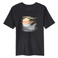 George Boys' Short Sleeve Rash Guard
