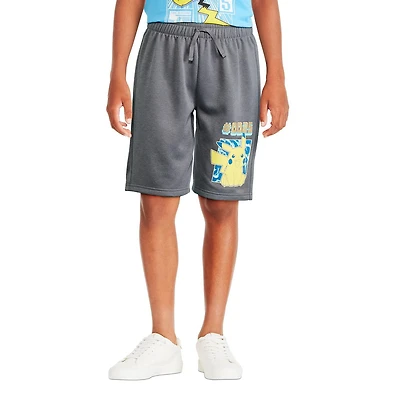 Pokemon Boys' Pikachu Fleece Short