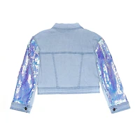 Blouson en denim pour fille Mini Pop Kids