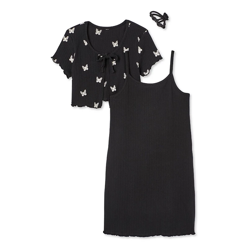 Btween Girls' Dress 3-Piece Set