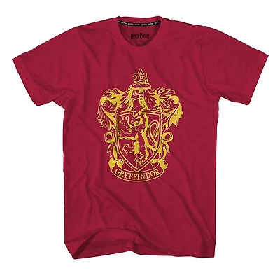 Harry Potter Gryffindor Logo Men's Cotton Polyester T-Shirt