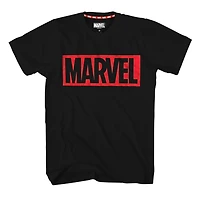 Marvel Logo Tee shirt Homme En Polyester Et Coton