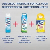 Lysol Disinfectant Spray, Spring Waterfall, Disinfect and Eliminate Odours on Hard Surfaces & Fabrics, 539 g