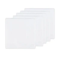 Tailored Flex by Haggar Men's Handkerchiefs 5-Pack, One Size, One size