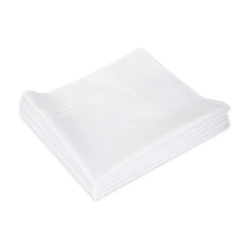 Tailored Flex by Haggar Men's Handkerchiefs 5-Pack, One Size, One size