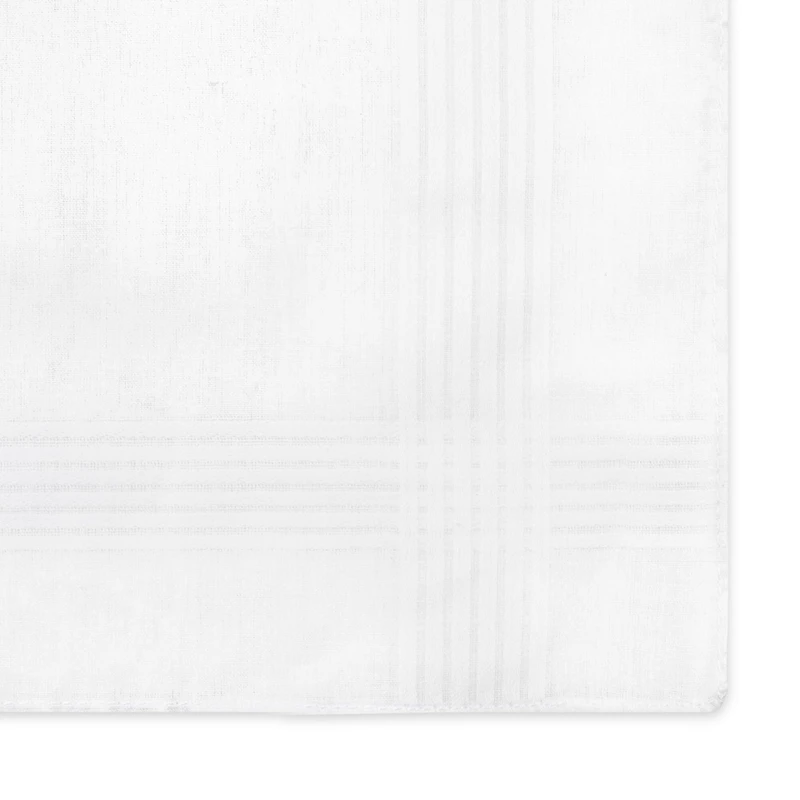 Tailored Flex by Haggar Men's Handkerchiefs 5-Pack, One Size, One size