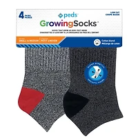 Growing Socks by Peds® 4pk Chaussettes pour Garcons