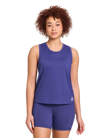 Reebok Women’s On The Run Cropped Tank Top